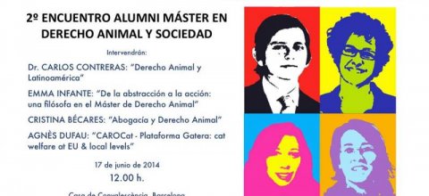 2º Encuentro Alumni Máster en Derecho Animal y sociedad. Casa Convalescència