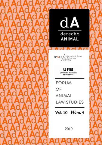 ICALP publica el vol. 10/4 (2019) de dA. Derecho Animal (Forum Of Animal Law Studies)