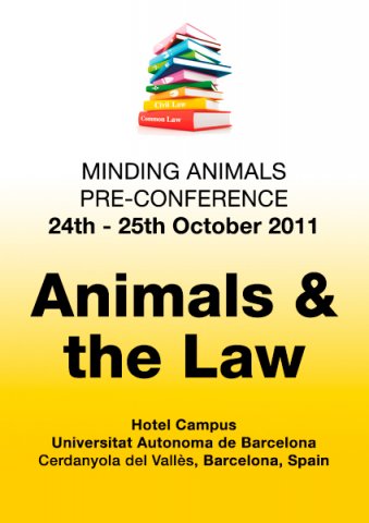 Minding Animals Pre-Conference Event Animals & the Law